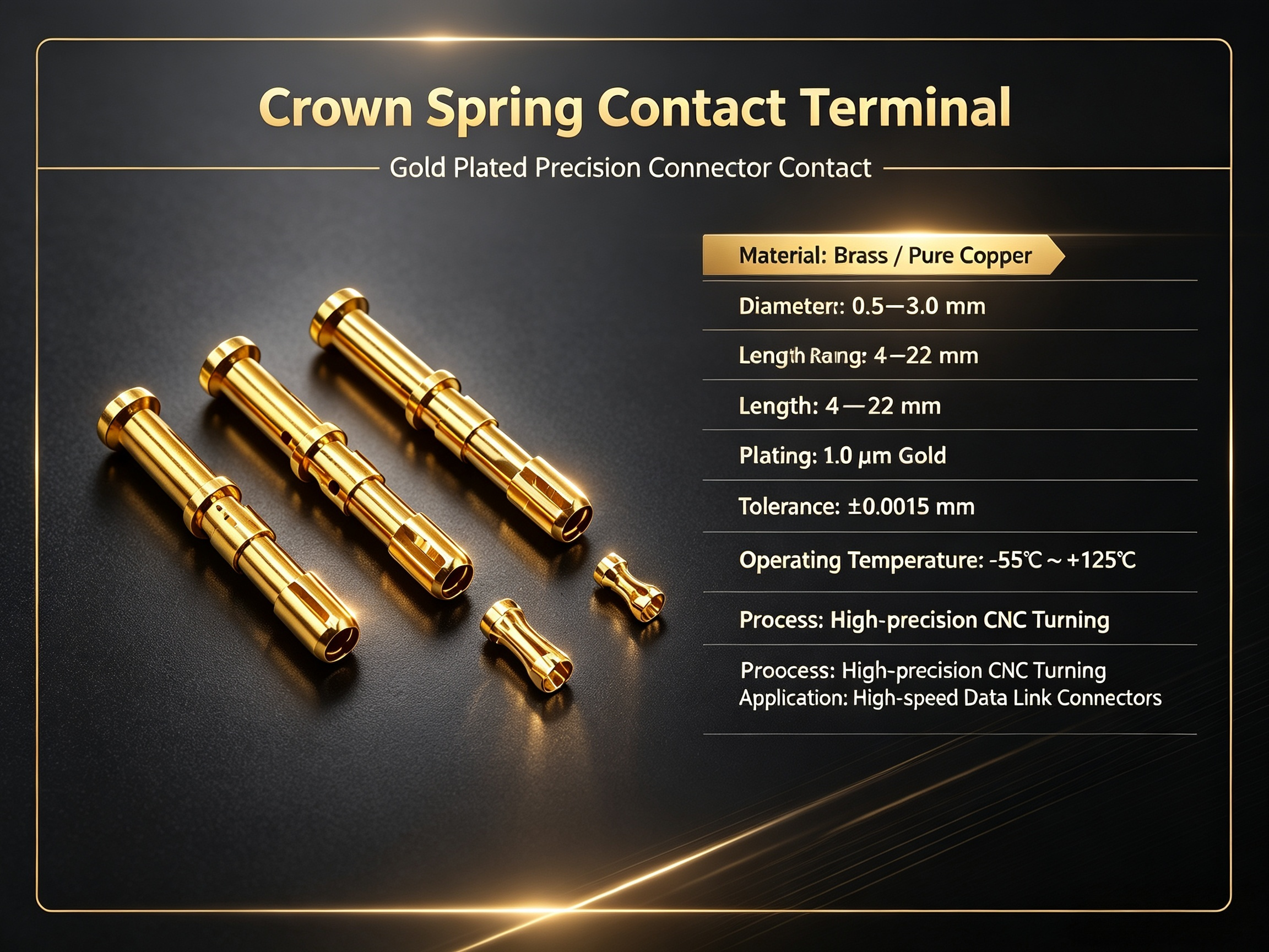 Crown Spring Contact Terminal